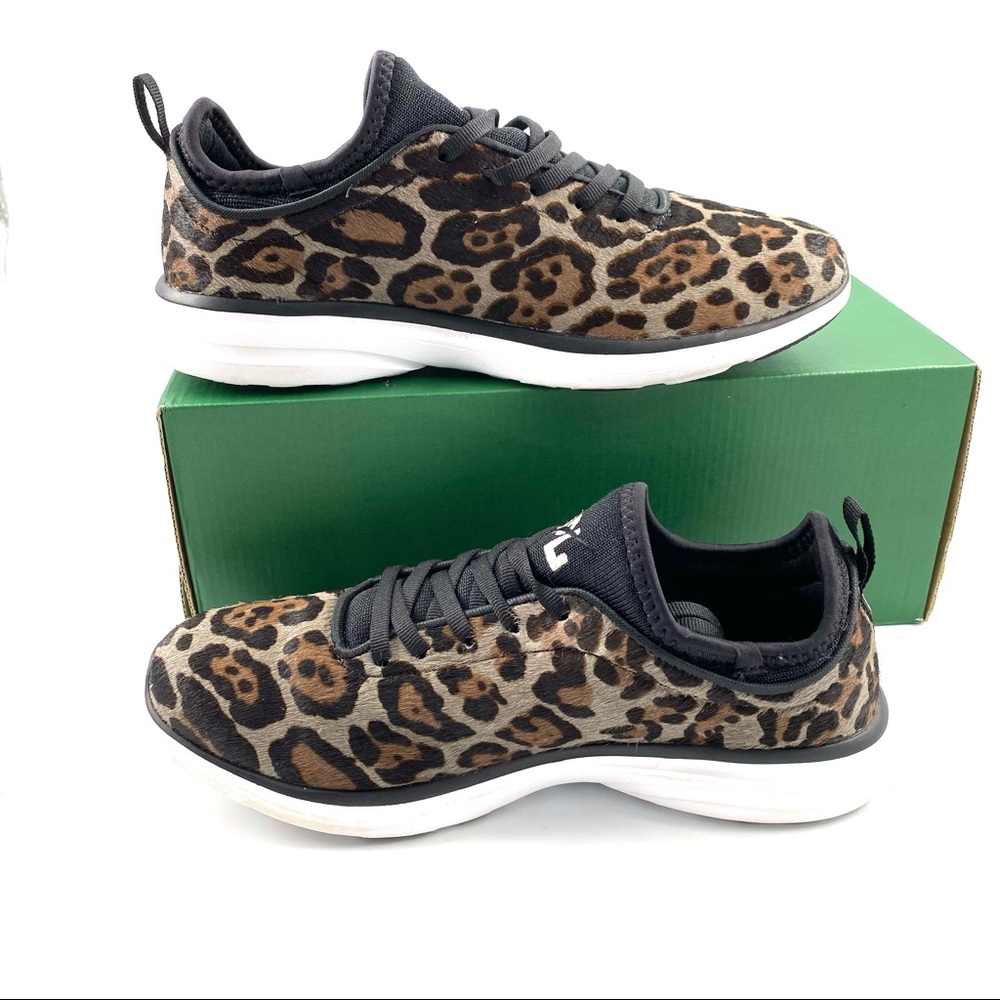 APL Iconic propulsion white leopard calf hair shoe - Picture 6 of 12